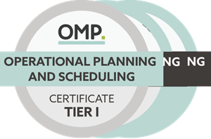 Operational Planning & Scheduling certificate