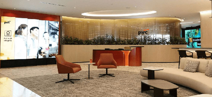 PwC Singapore Lobby phota